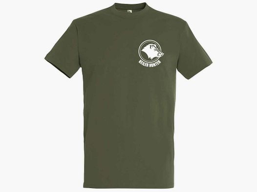 T-Shirt Keiler Hunter khaki cotton 190g/m² short sleeves
