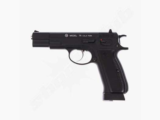 ASG	 CZ 75 Vollmetall CO2 Pistole - BlowBack / 4,5 mm BB