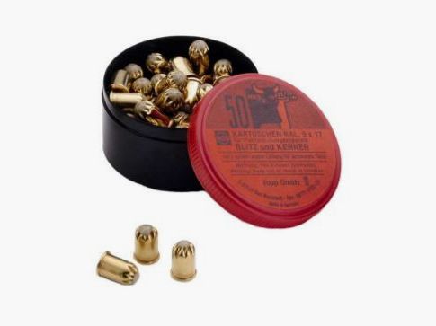 KARTUSCHEN FÜR SCHUSSAPPARATE - 9x17MM - ROT - SCHWERE LADUNG