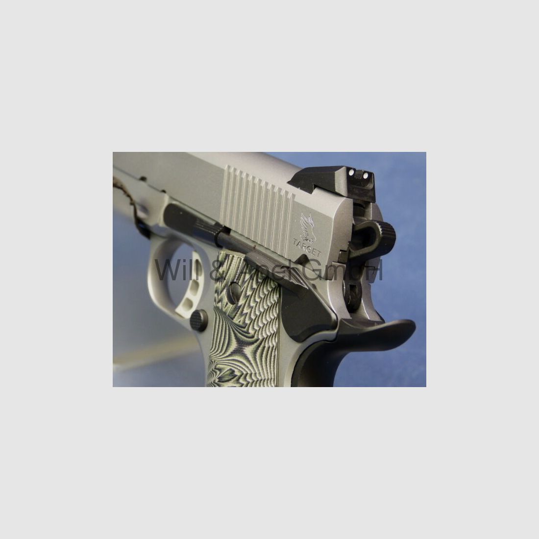 TISAS ARMES ZIG PC9 EN ACIER INOXYDABLE CIBLE