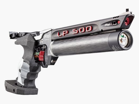 WALTHER LP500-E EXPERT - "ROT" - "MEISTERMANUFAKTUR" - "ELEKTRONISCHER ABZUG"