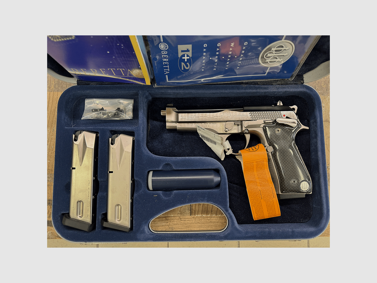 NUOVA – PISTOLA – BERETTA MOD. BILLENNIUM SERIE LIMITATA cal. 9×21, immagine 8 di 9