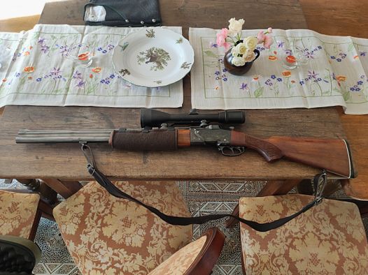 Brünner ZH 301 Brno CZ Blaser Optik strzelba z wymiennym lufą BBF 304