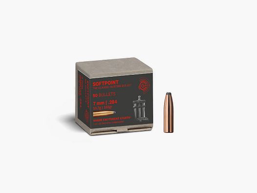 PRAWDZIWE KULE DO RELOADING – GECO – SOFTPOINT 7mm | .284 10,7g | 165gr (50szt)