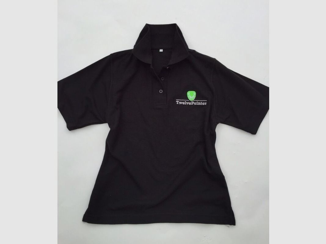 Twelvepointer Damen Polo Shirt schwarz L