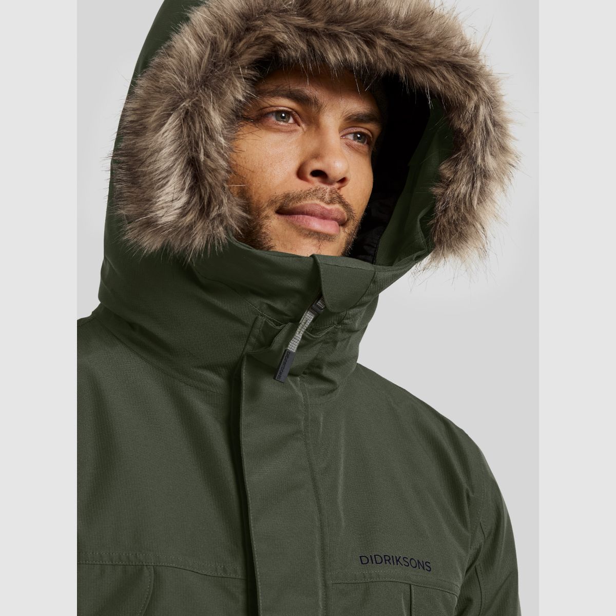 DIDRIKSONS Rick Parka Głęboka Zieleń