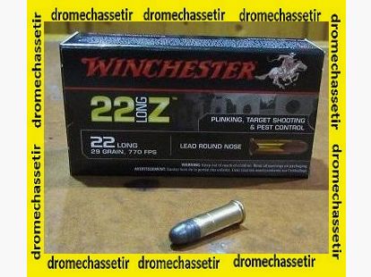 Box mit 50 Patronen .22LR der Marke Winchester Long Z, Bleikugel, 29gr