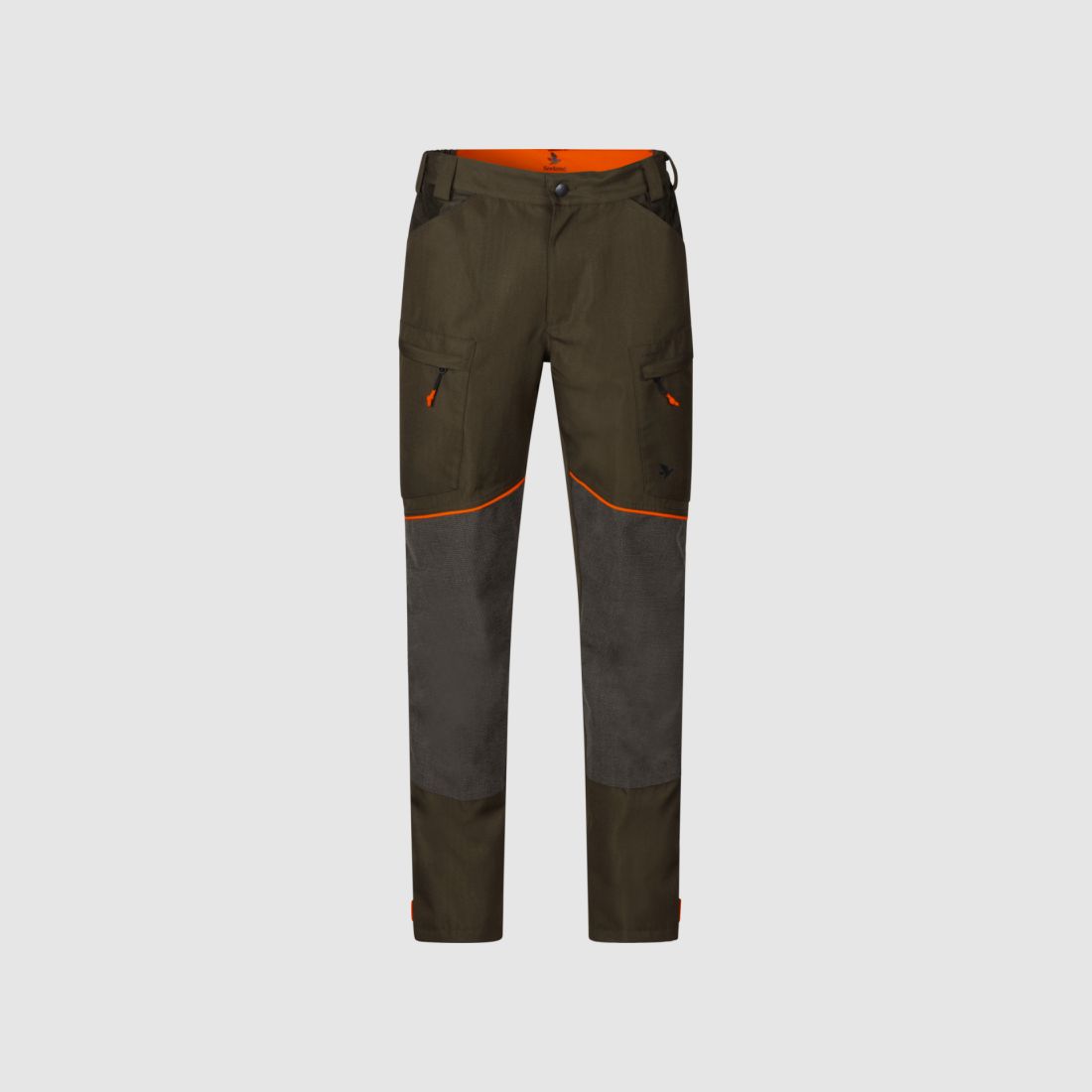 Seeland Herren Hose Venture Pine green/Hi-Vis orange