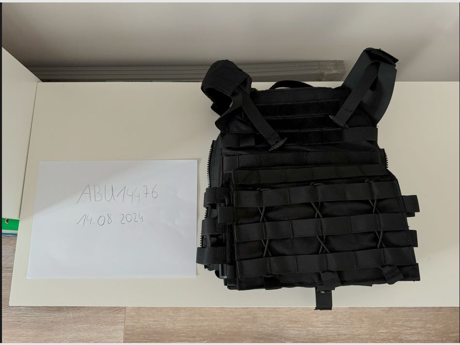 Tactical Vest RUSH 2.0 + Dummy Platten + Magpouch - Schwarz