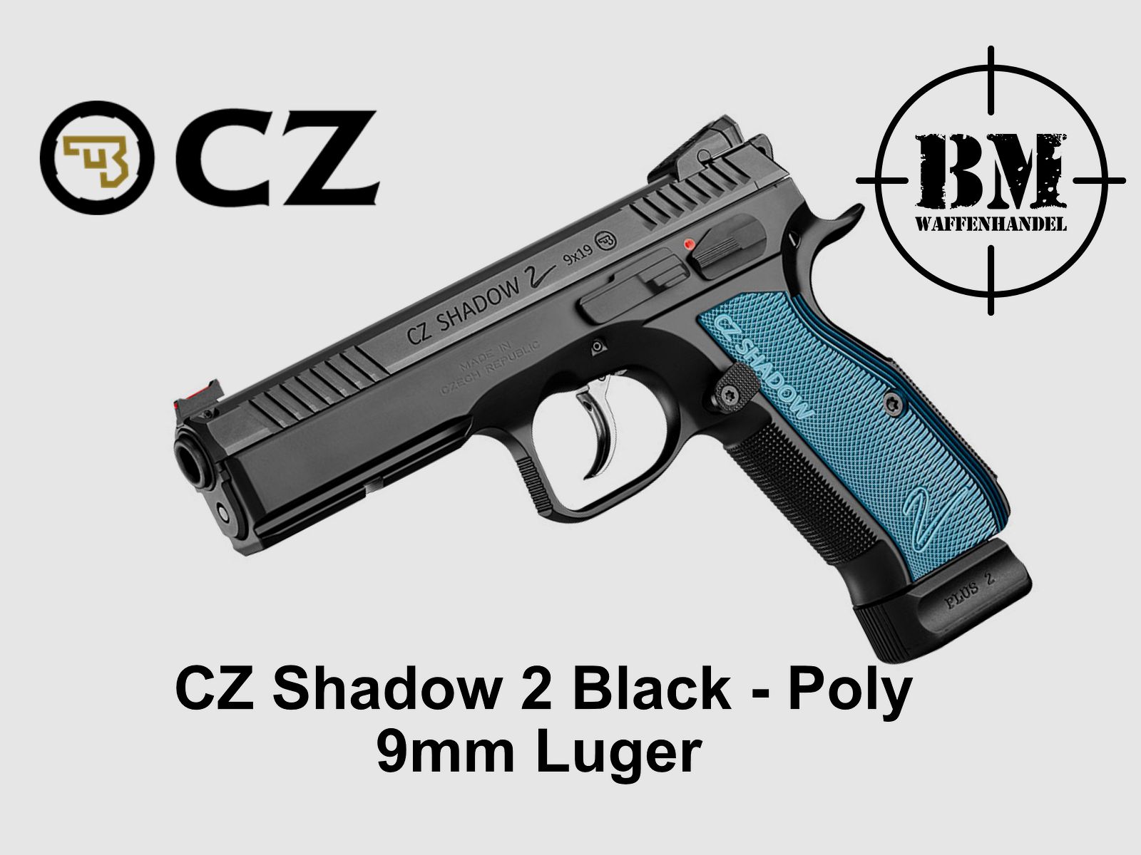 CZ 75 Shadow 2 Pistolet Czarny - Poly 9mm Luger
