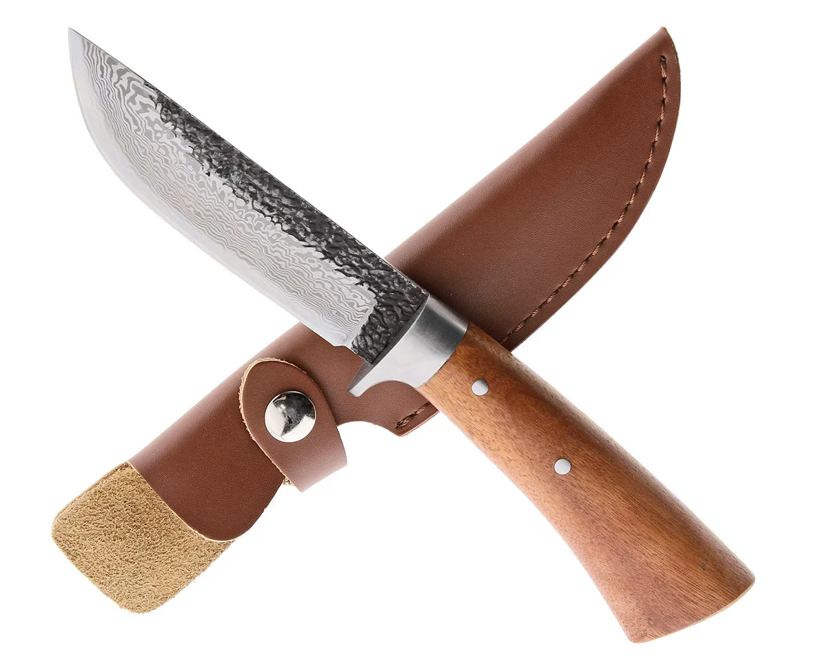 Damast-Jagdmesser WELDE WH04DM HRC60