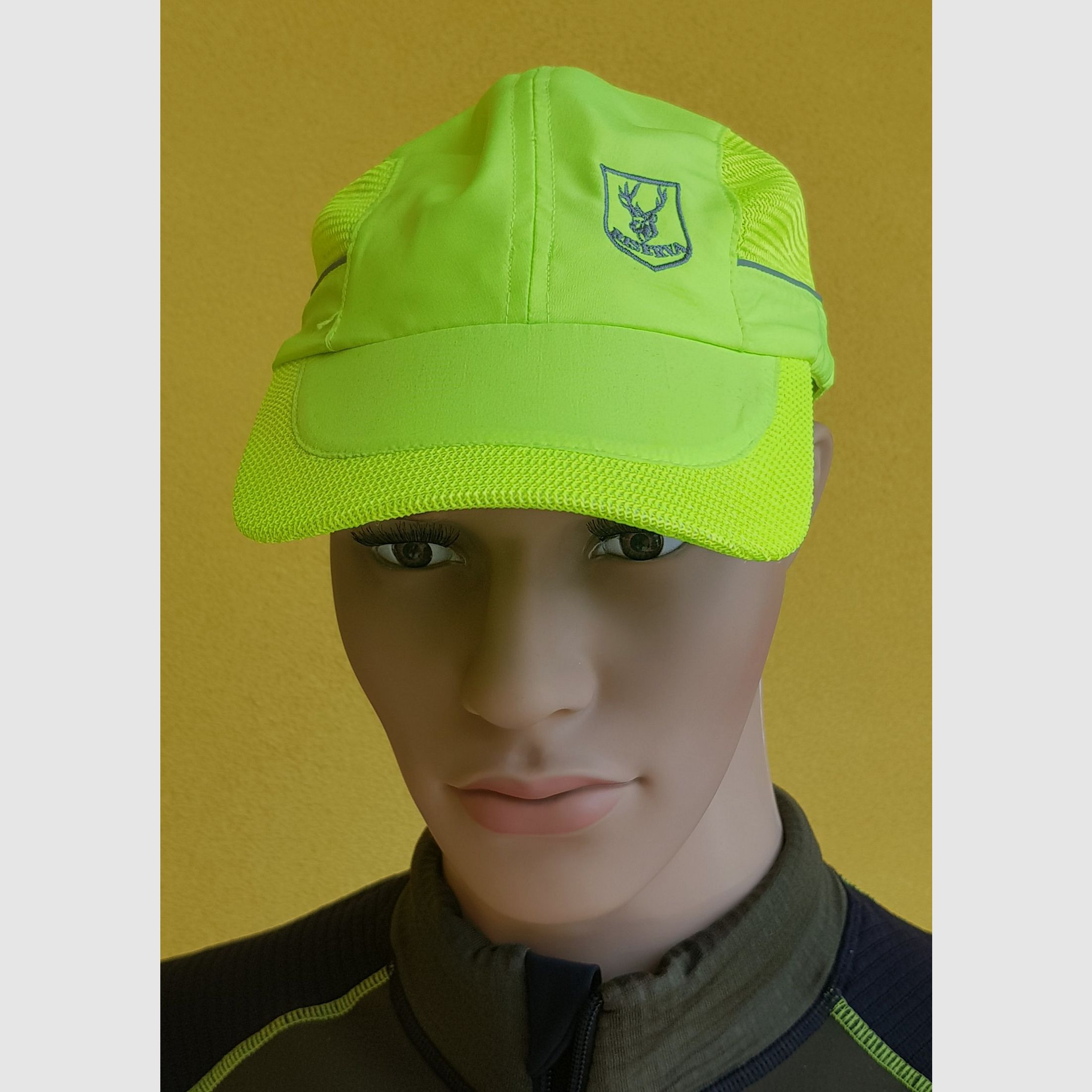 RESERVE POLYESTERHUT GELB FLUO GRÖSSE EINHEIT