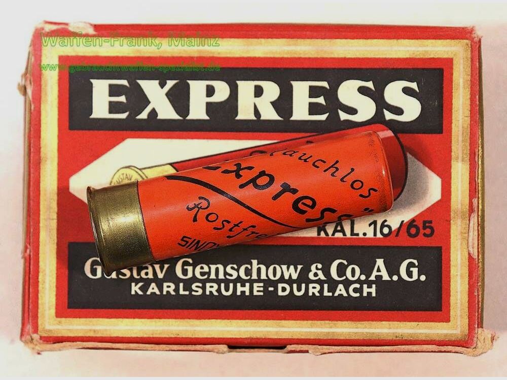 Genschow & Co., Berlin-Herstal Shotgun Cartridges 20/65
