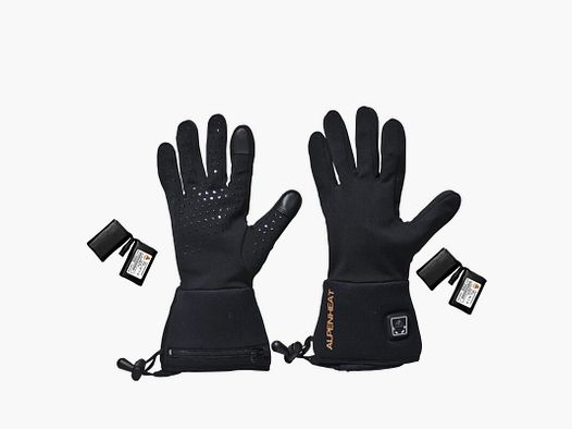 Alpenheat Beheizter Handschuh Schwarz