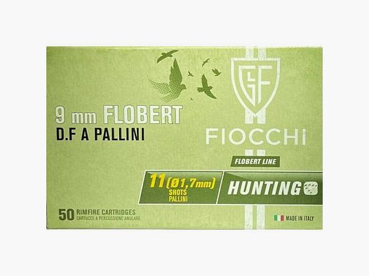 Fiocchi Patronen c/9 mm Flobert Diabolos 11