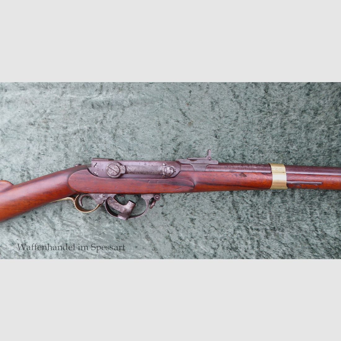 Fusil à percussion à chargement par la culasse M1846/55 Crause Herzberg pour la Norvège, image 1 sur 10