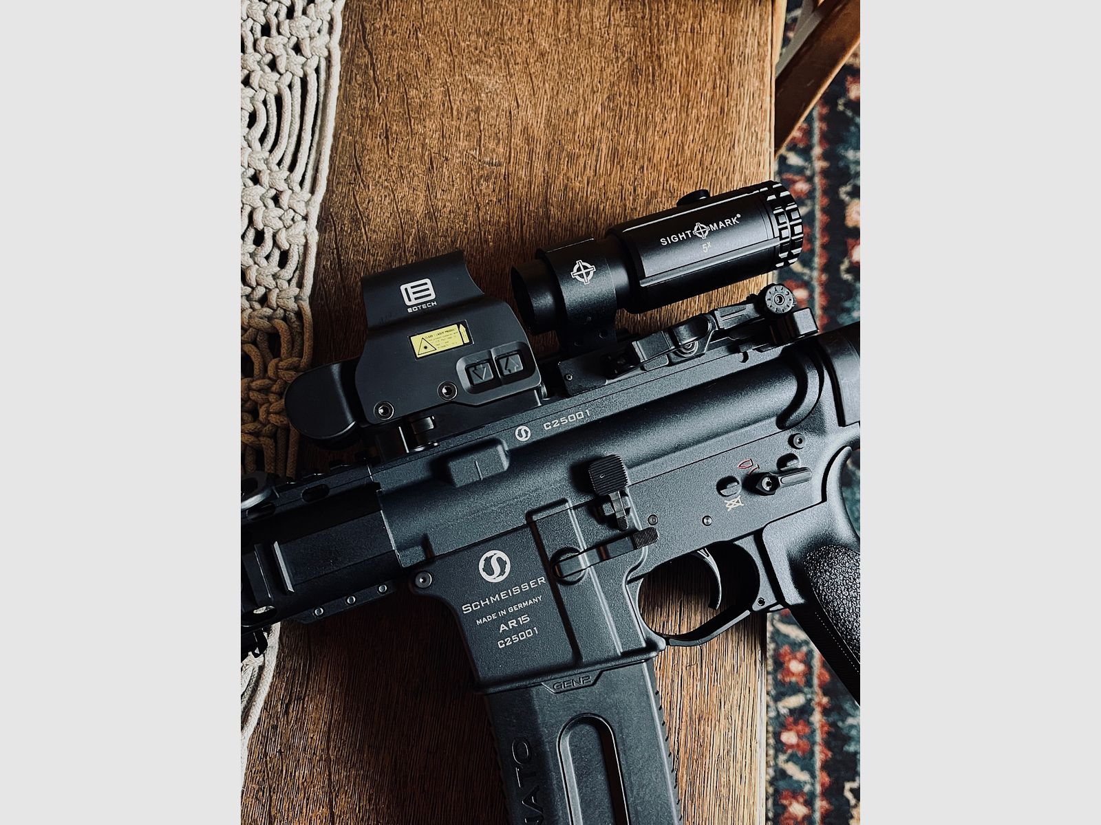 Eotech EXPS2 Holo Visier mit QD Verschluss nach militärischem Standard im Top Zustand (EXPS 2 Red Dot Rotpunktvisier IPSC)