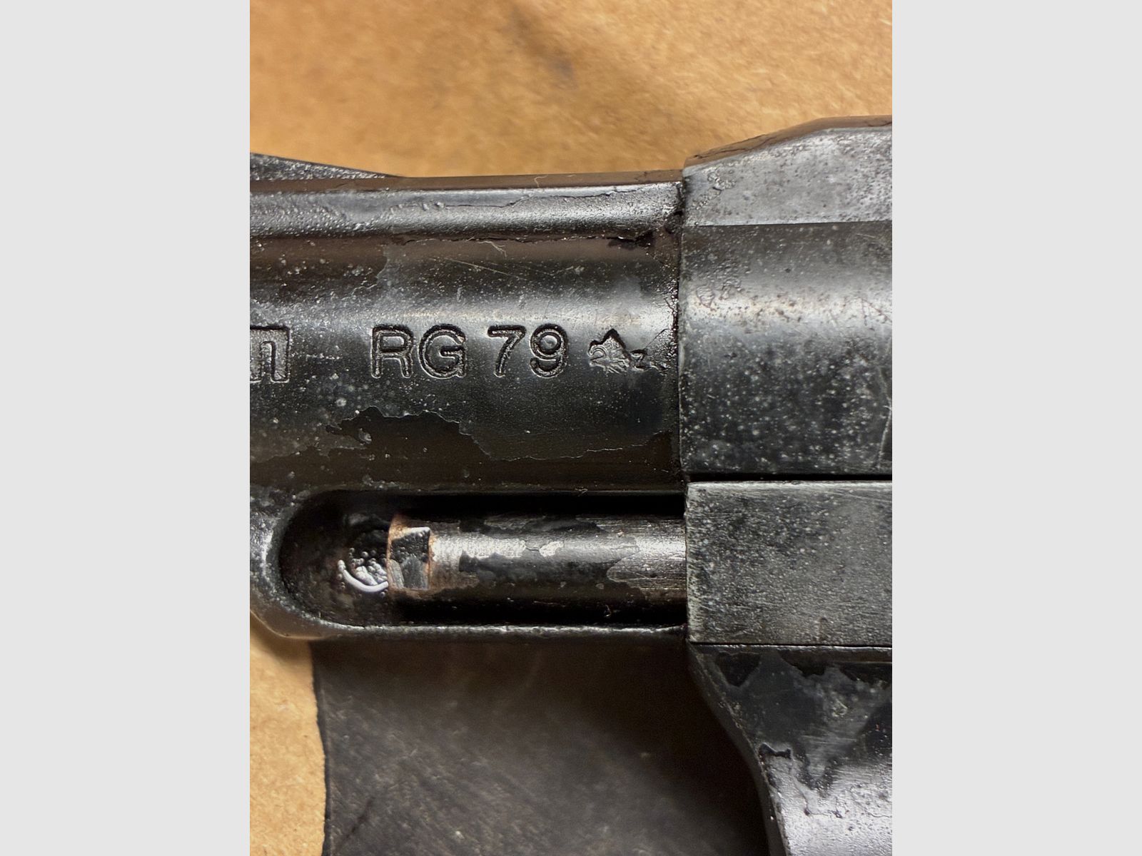 Röhm RG 79 9mm blank cartridge blank firing gas revolver gas pistol W. Germany PTB 341