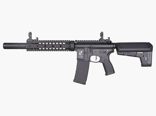 AR15 SilentOps 9 Zoll BRAVO Delta Armory Schwarz S-AEG Airsoft Gewehr Frei ab 18 Jahren