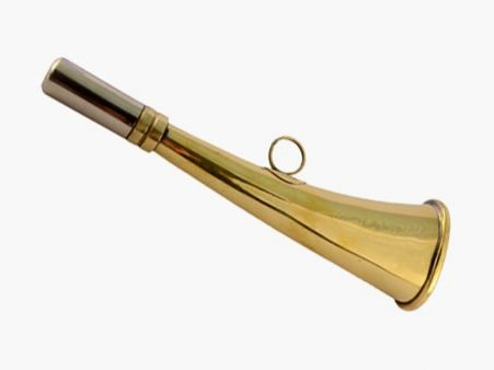 Róg myśliwski mosiężny 16 cm