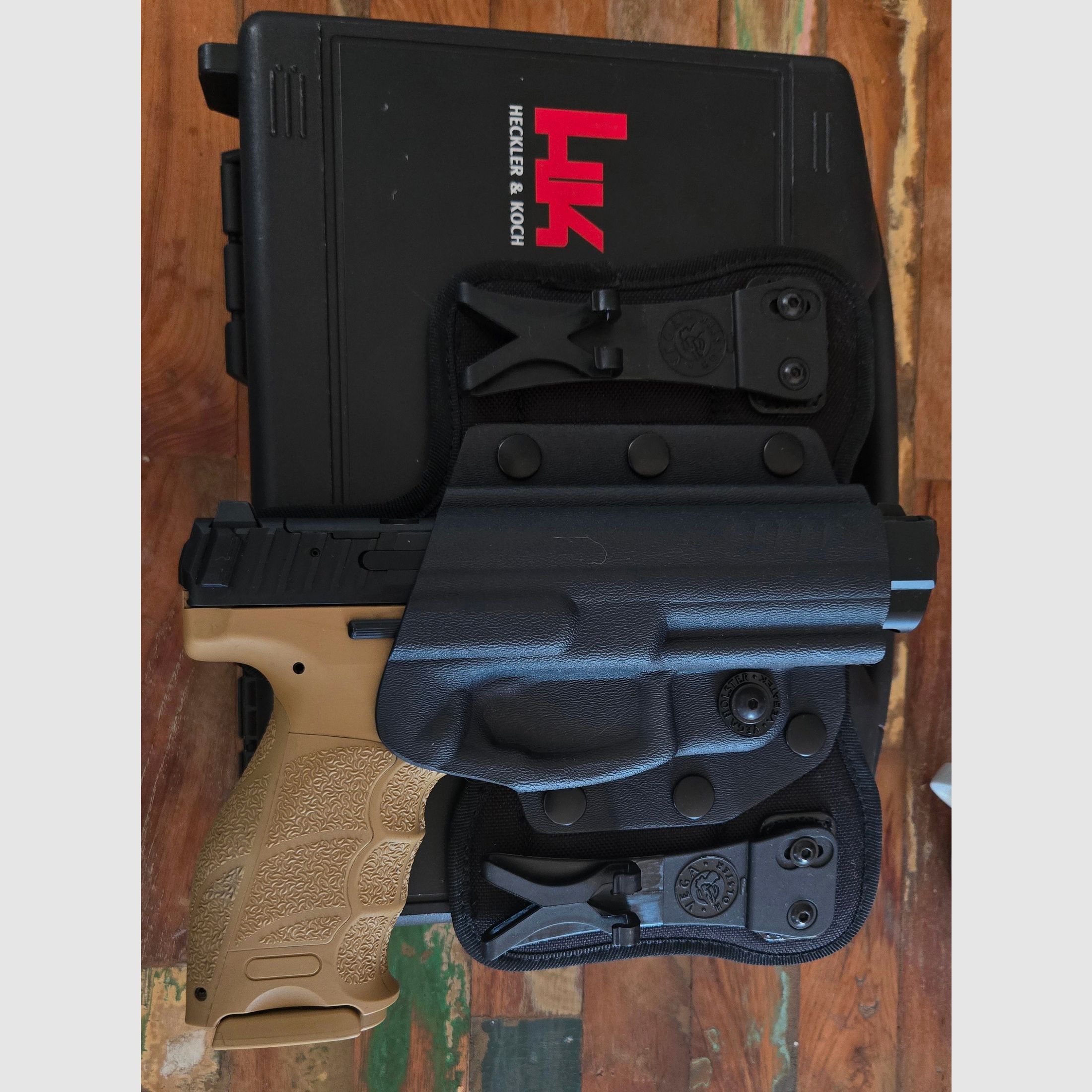 Heckler & Koch SFP9 L OR – Sondermodell in RAL 8000 (Sand)