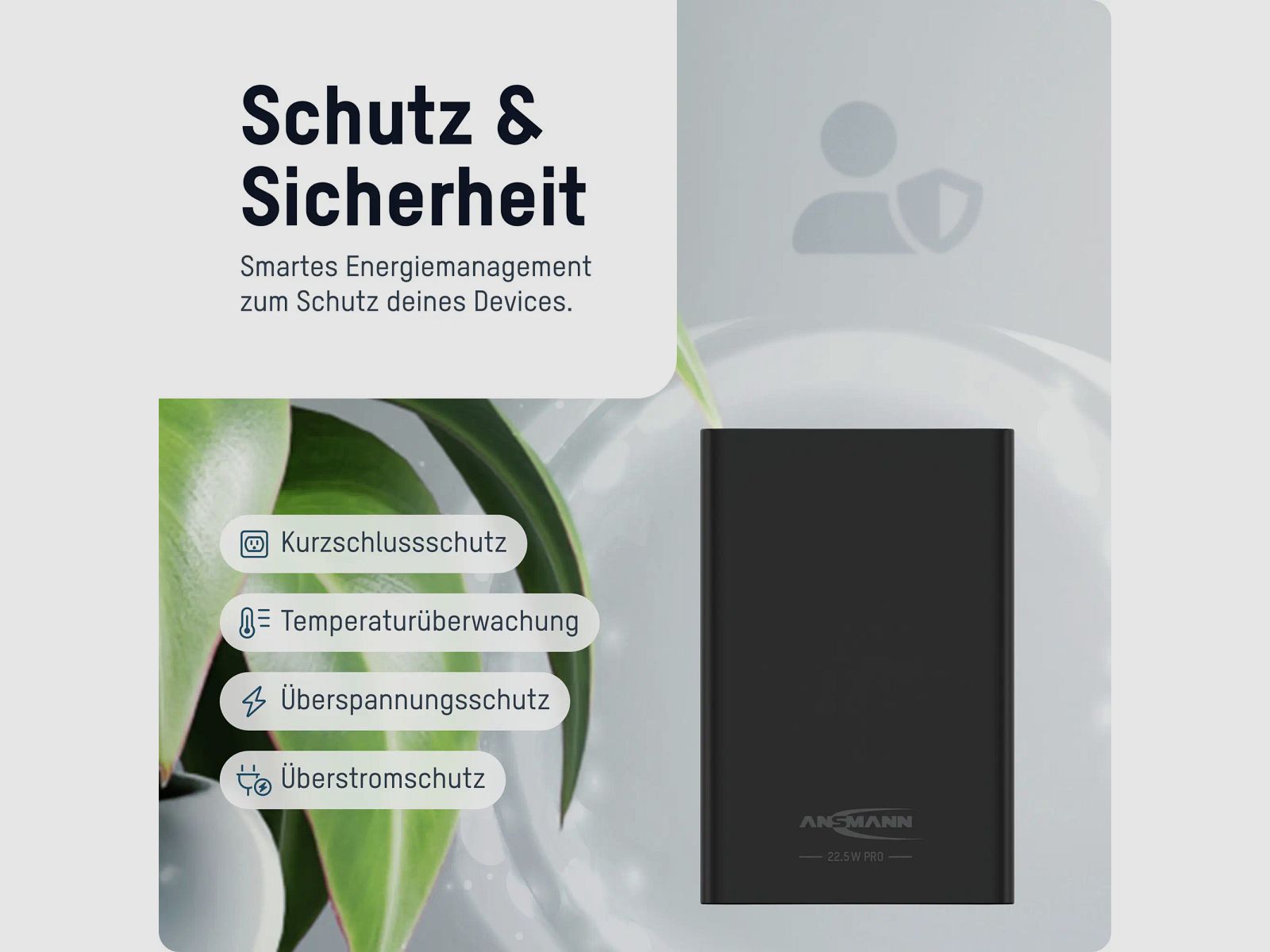 Ansmann Magnetisch USB-kabel