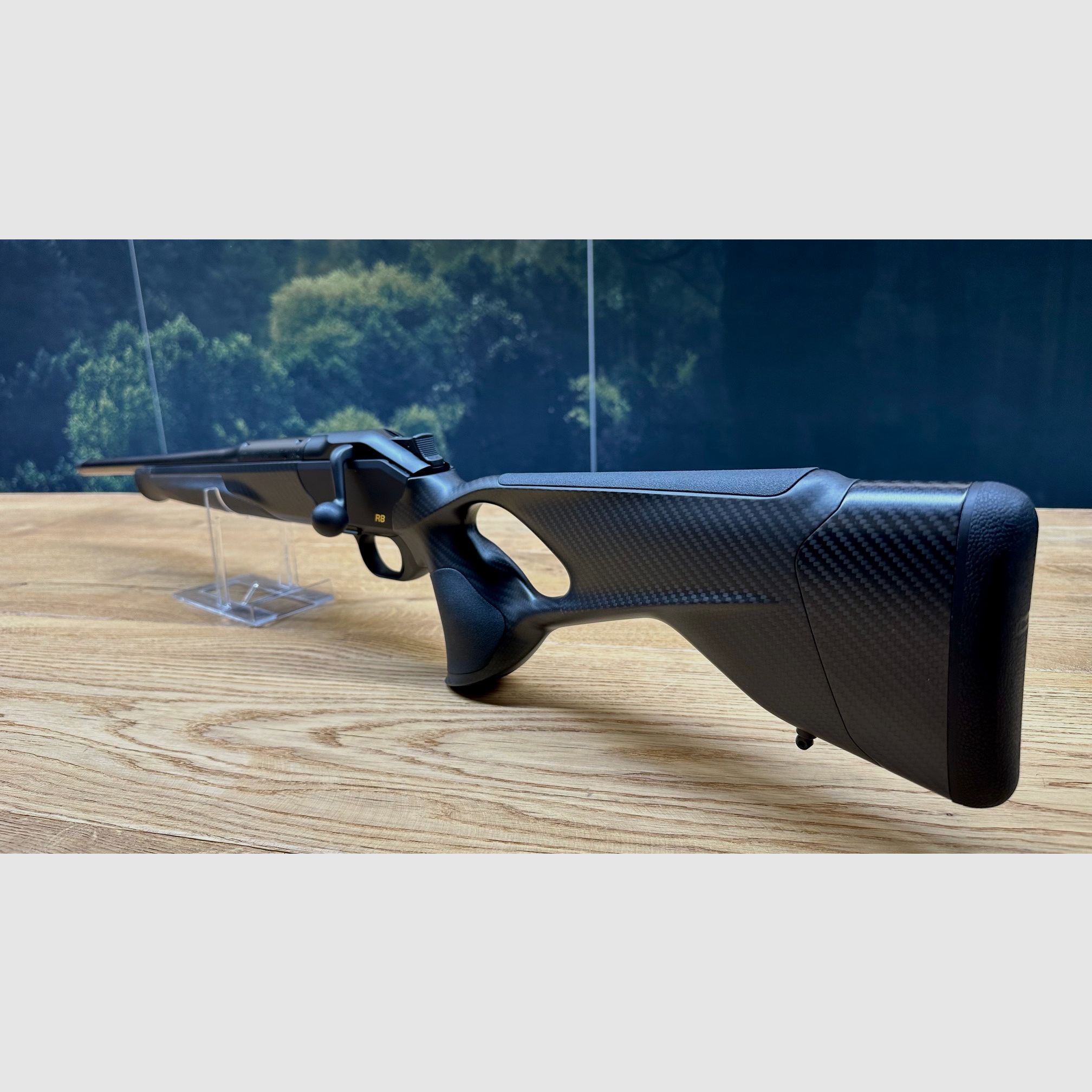 Blaser R8 Ultimate Carbon / Linksausführung / gekürzter Lauf / M15x1 / Standardkaliber nach Wahl, Bild 5 von 6