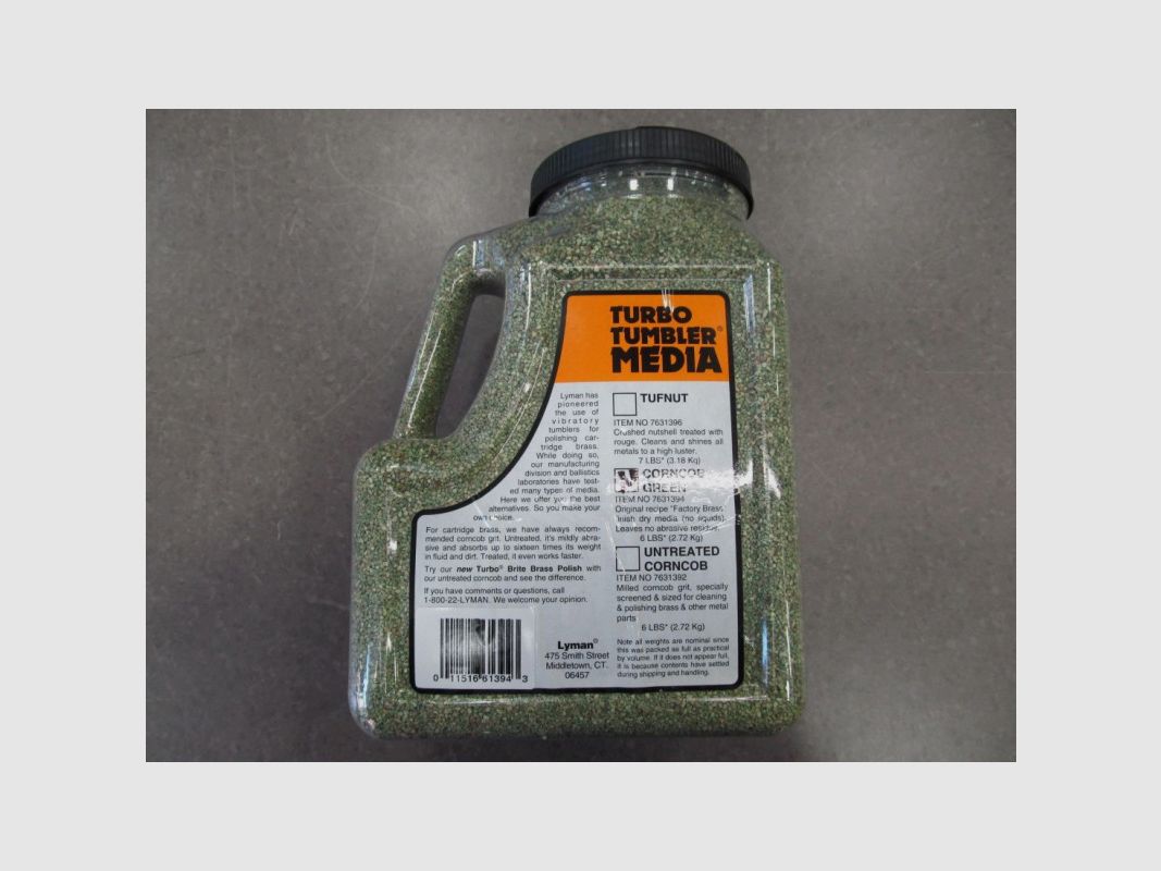 LYMAN CORNCOB GRANULAAT GROEN 6LBS, afbeelding 2 van 2