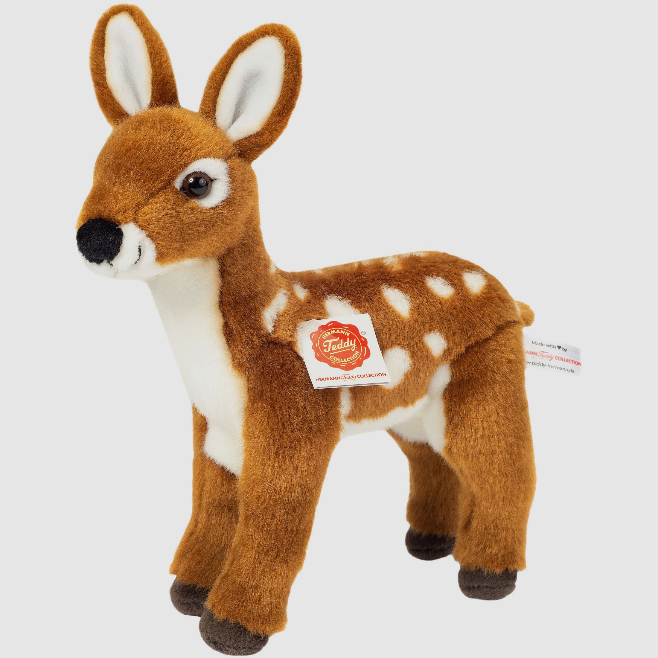 Teddy Hermann plush toy fawn standing