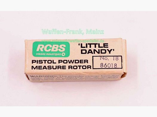 RCBS Rotor #18 für Gerät Little Dandy
