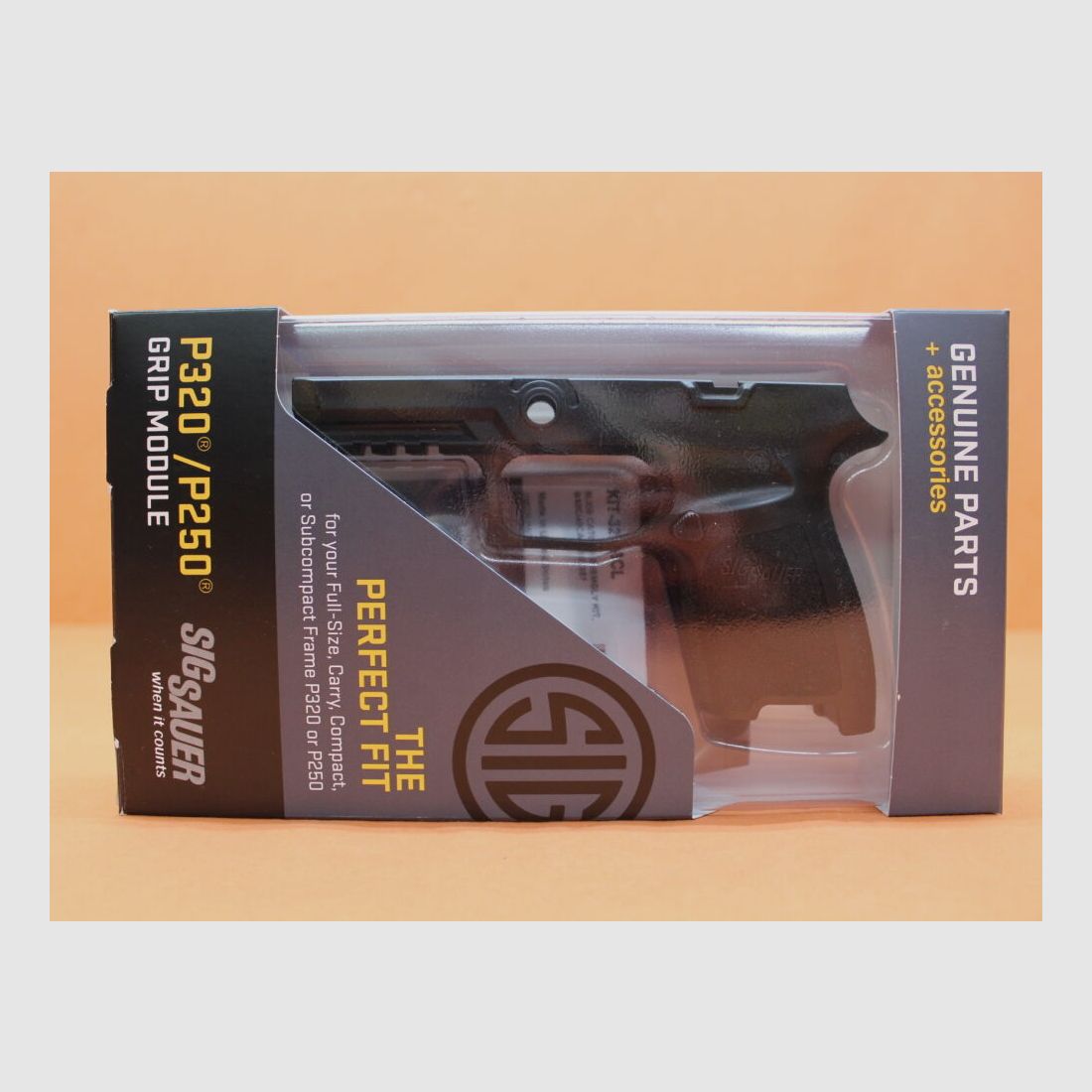 SIG Sauer SIG Sauer P250/P320: Griffmodul Compact Large BLK (GRIP-MOD-C-943-LG-BLK) Polymer-Griffstück