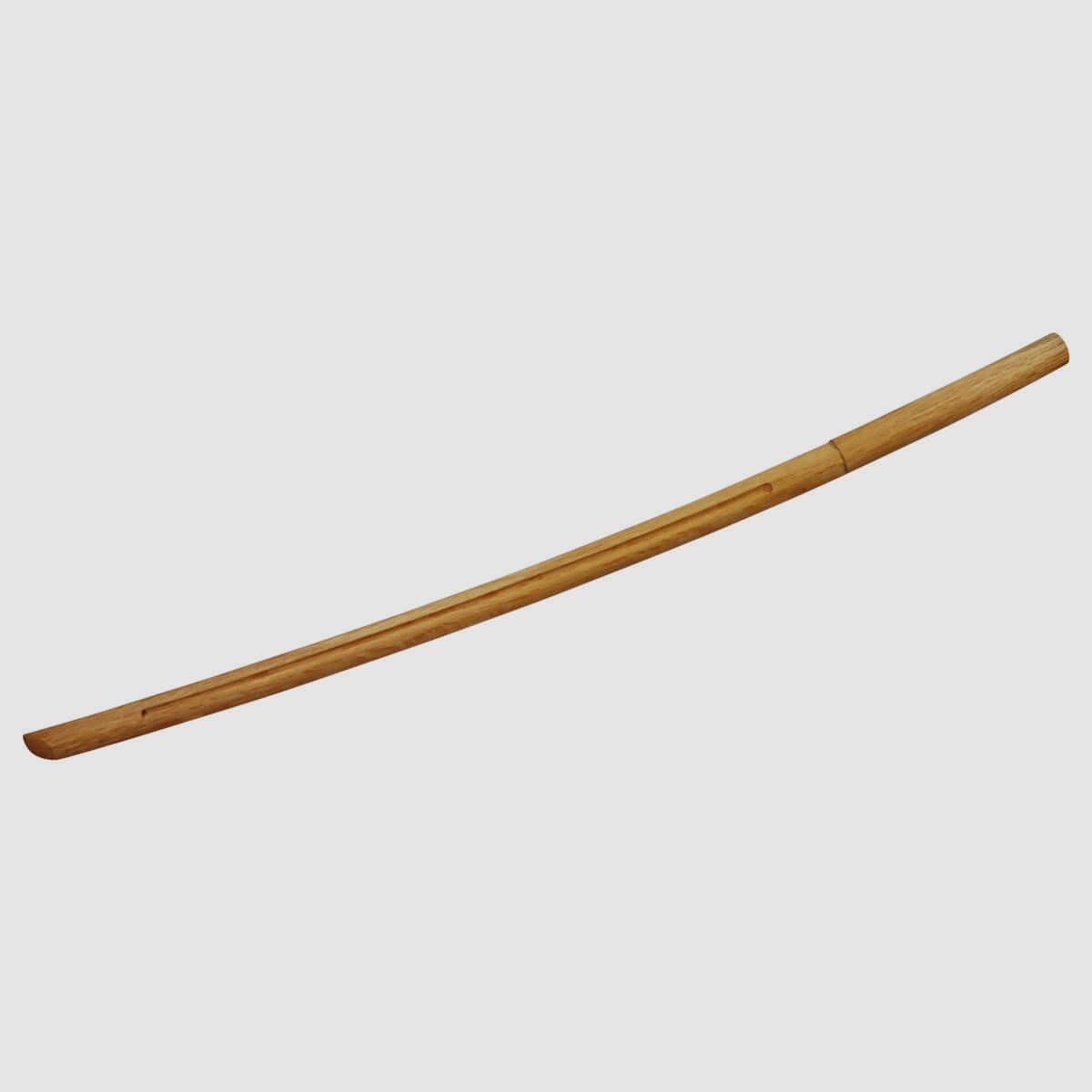 Akagashi Bokken Kenmine from Japan with Hollow Groove
