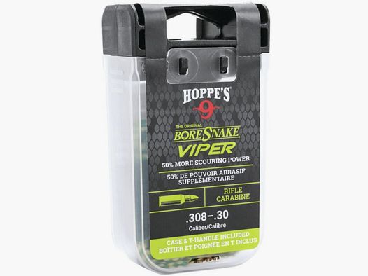 Hoppe’s BoreSnake Viper – Reinigungsschnur Kal. .30 / .300 / .303 Rifle #24015VD | Boxed Edition
