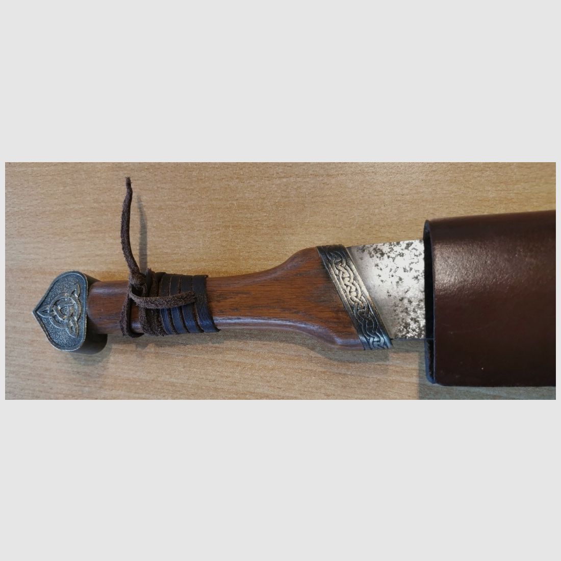 Skramasax/Sächsisches Sax Messer mit Scheide