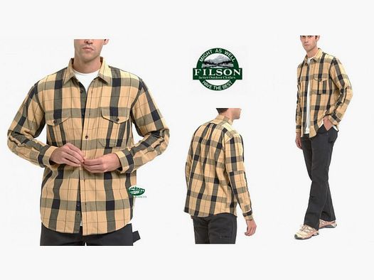 FiLSON Camicia Alaskan vintage giallo/nero