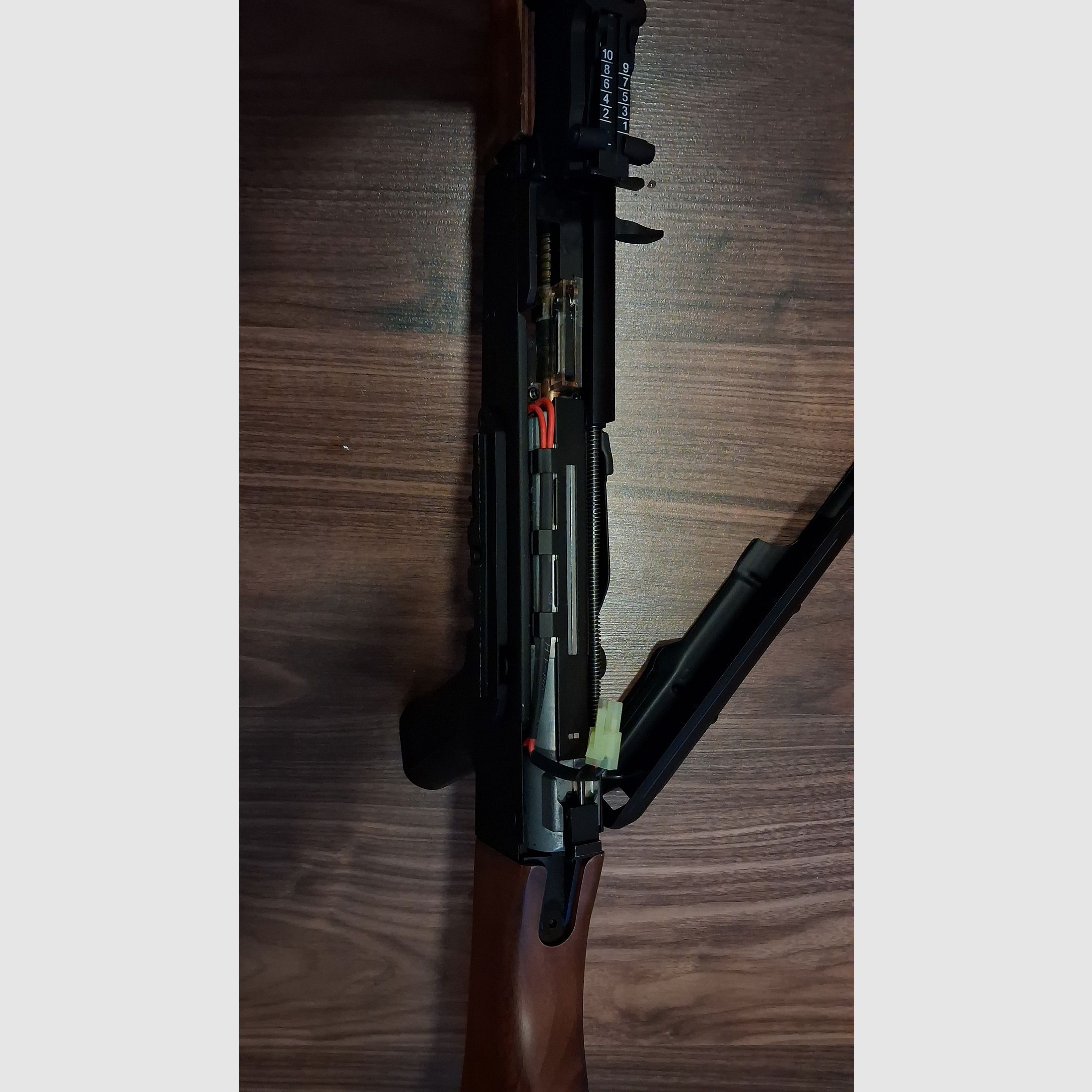 Airsoft AK 74 bois véritable/métal plein (Défectueux)