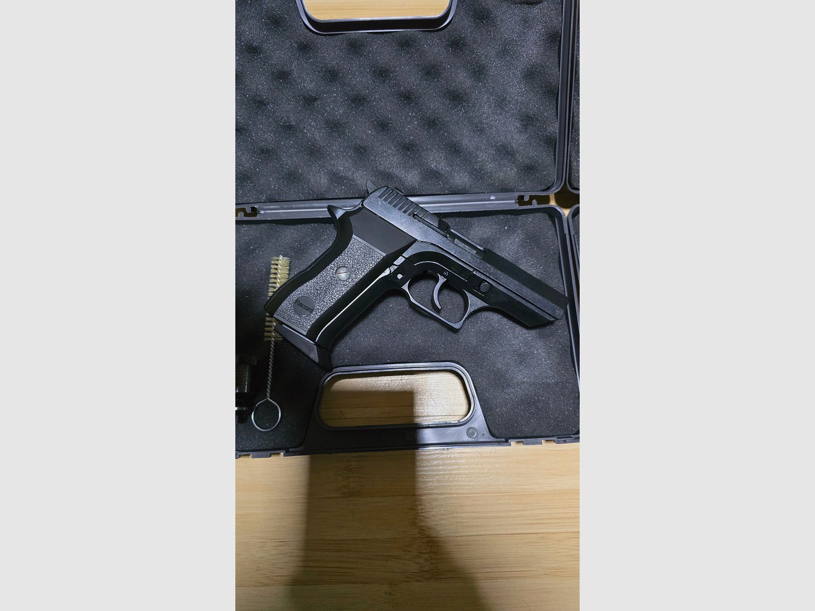 Record COP Nickel und Schwarz Schreckschuss 9mm PAK