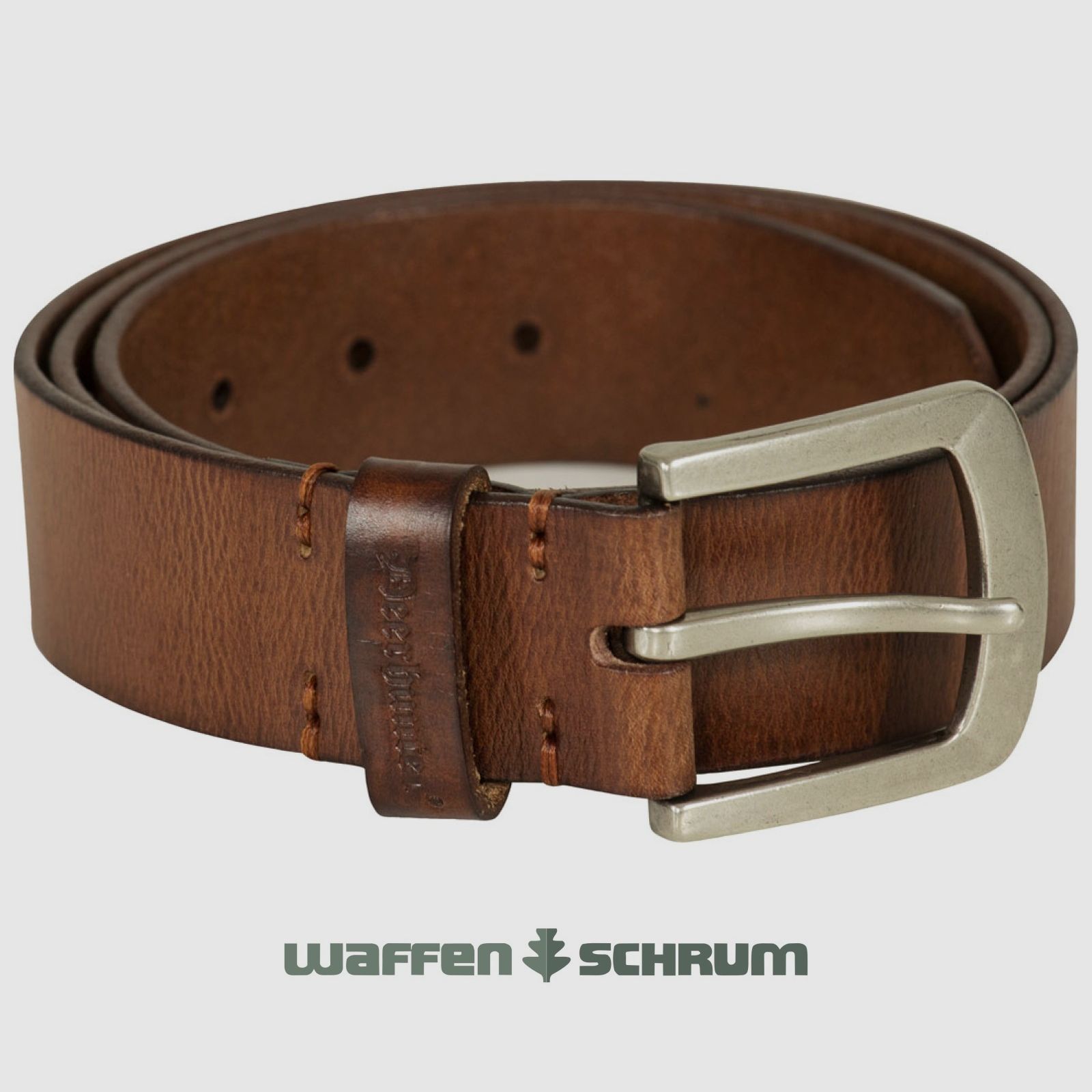 Deerhunter Leder Gürtel Cognac Brown
