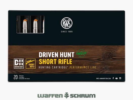 RWS Driven Hunt 9,7g - 150gr .30-06 Spring Short Rifle
