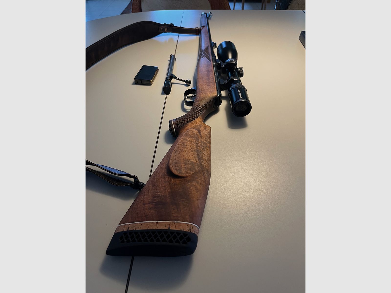 Repetierer Stutzen Schrankwaffe Krico Liebhaberstück Blaser, Sauer, Heym