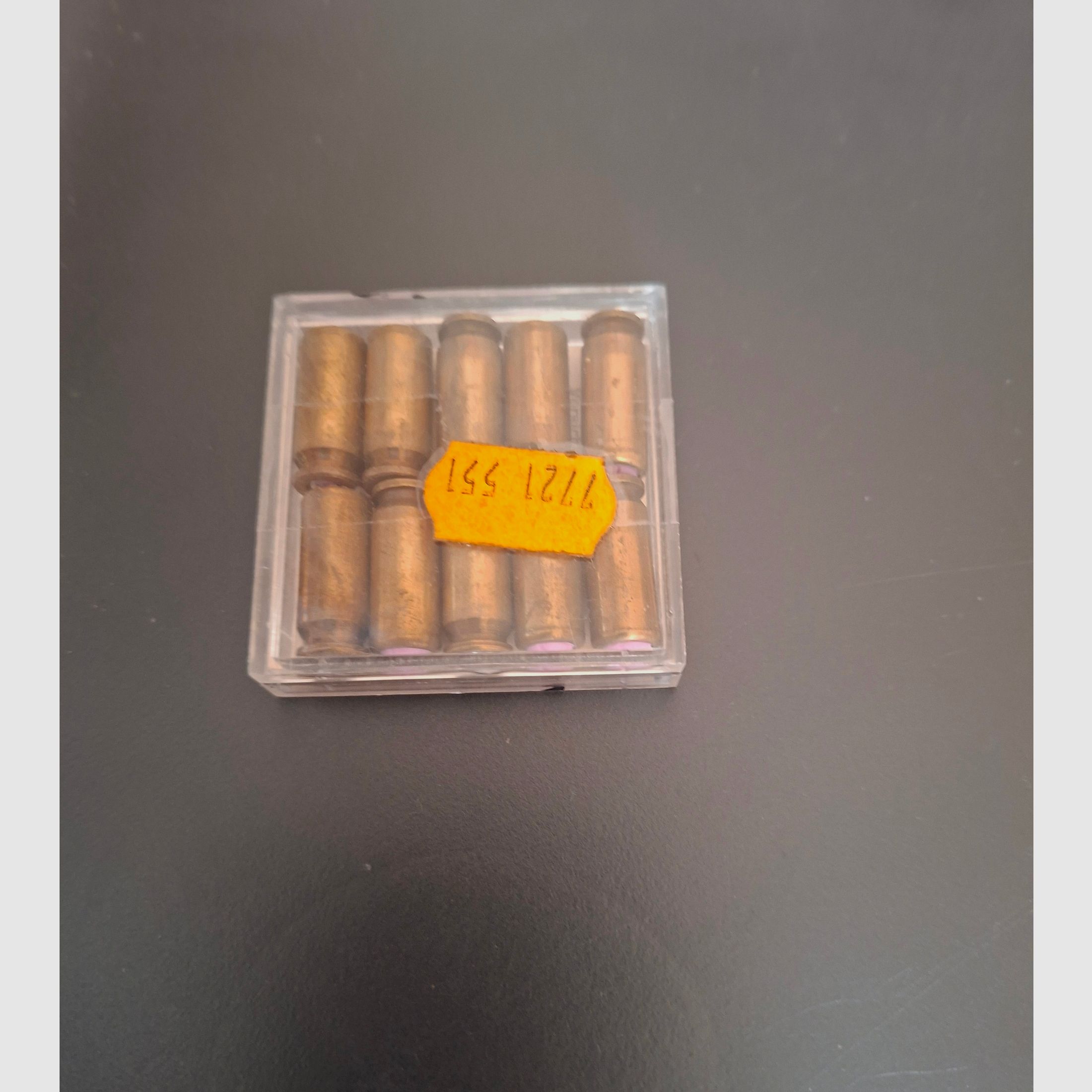 10 Wadie Gaspatronen 8mm k /  Rarität von 1982