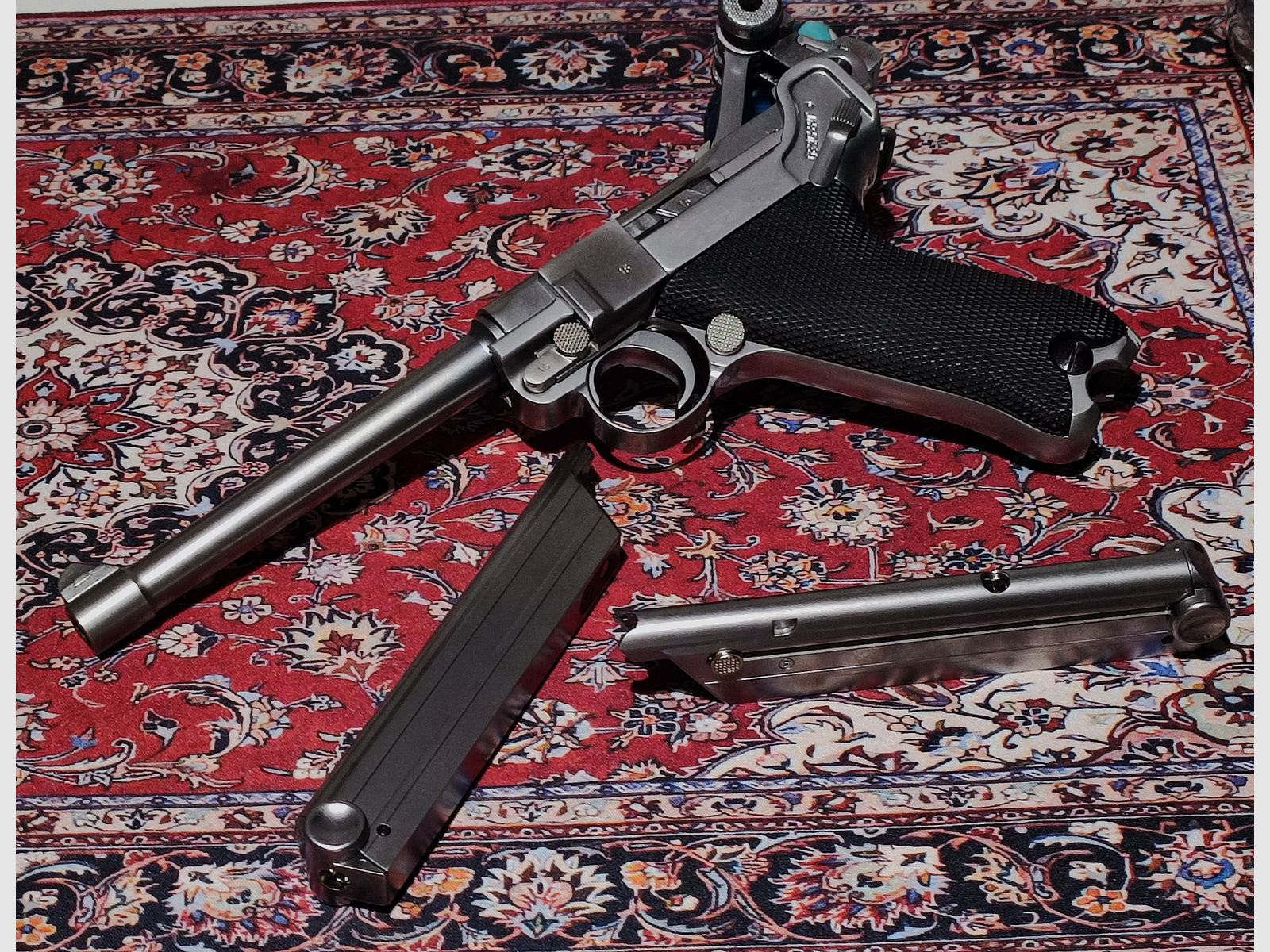 Wei ETech P08 Vollmetall GBB 6 - Zoll Version Acabado en cromo