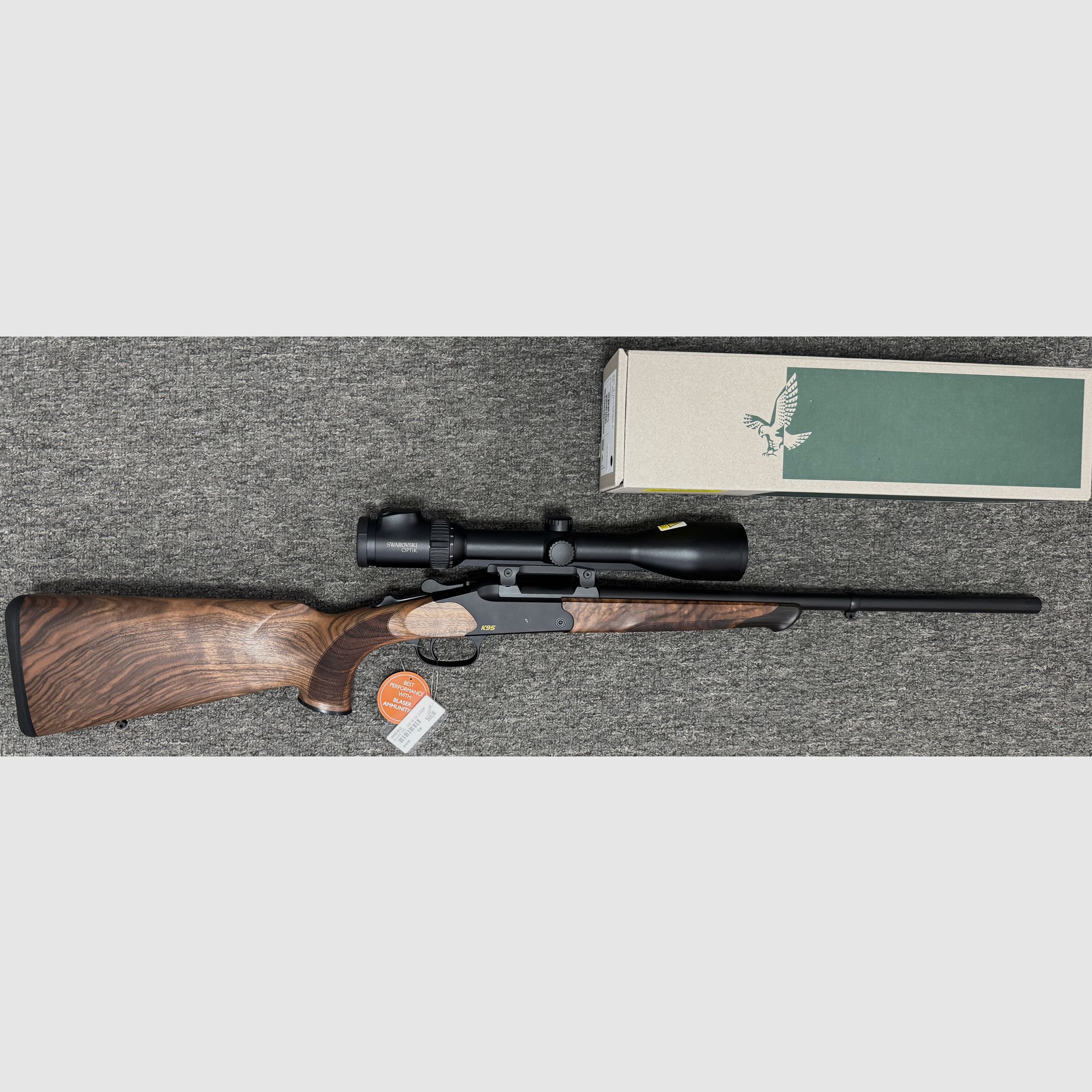 Blaser K95 - .308 - HK4 - M15x1 - Neuwaffe 2026 mit Swarovski Z6i 2,5-15x50