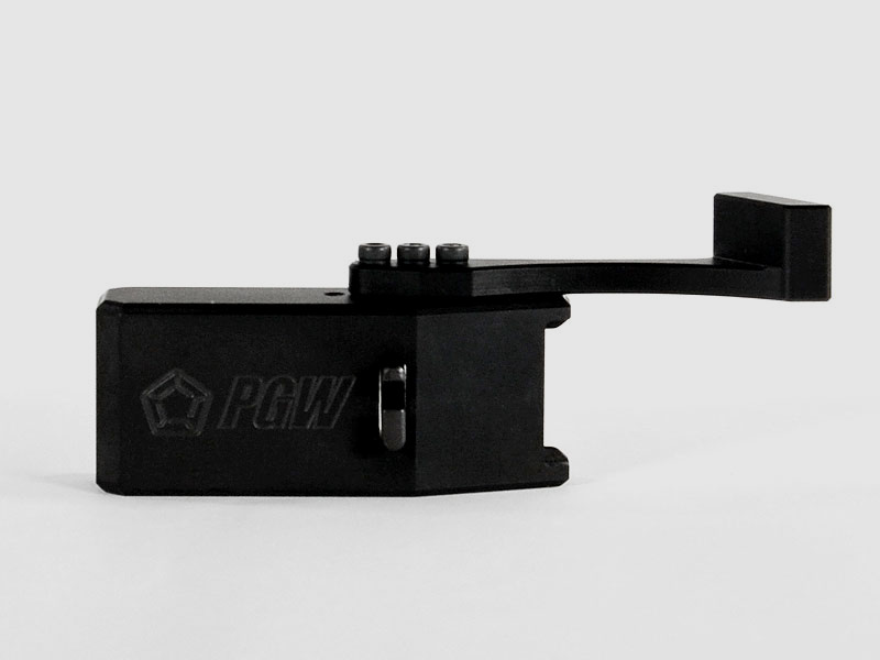 PGW Glock frame weight with thumb rest, long