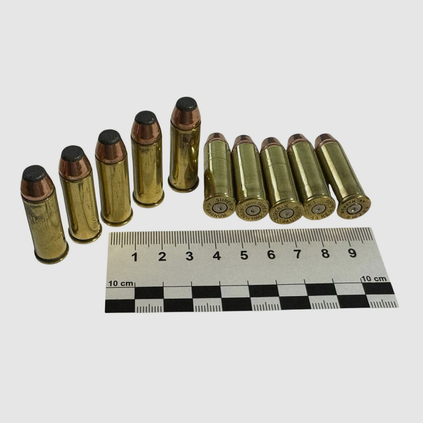 10 pièces de décommissionnement .44 Rem. Magnum – balle à ogive pleine
