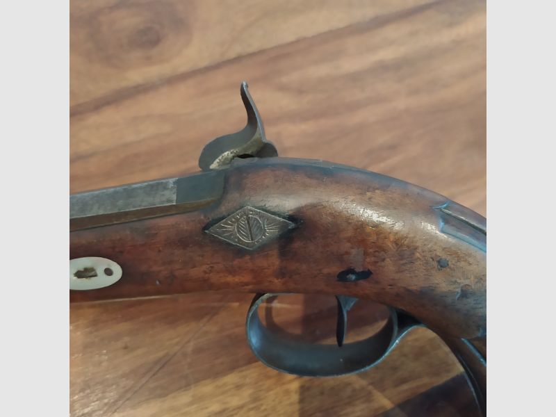 +++Originale Duellpistole -Cal.17mm - Rarität sehr gut Sammlerstück! Museumstück