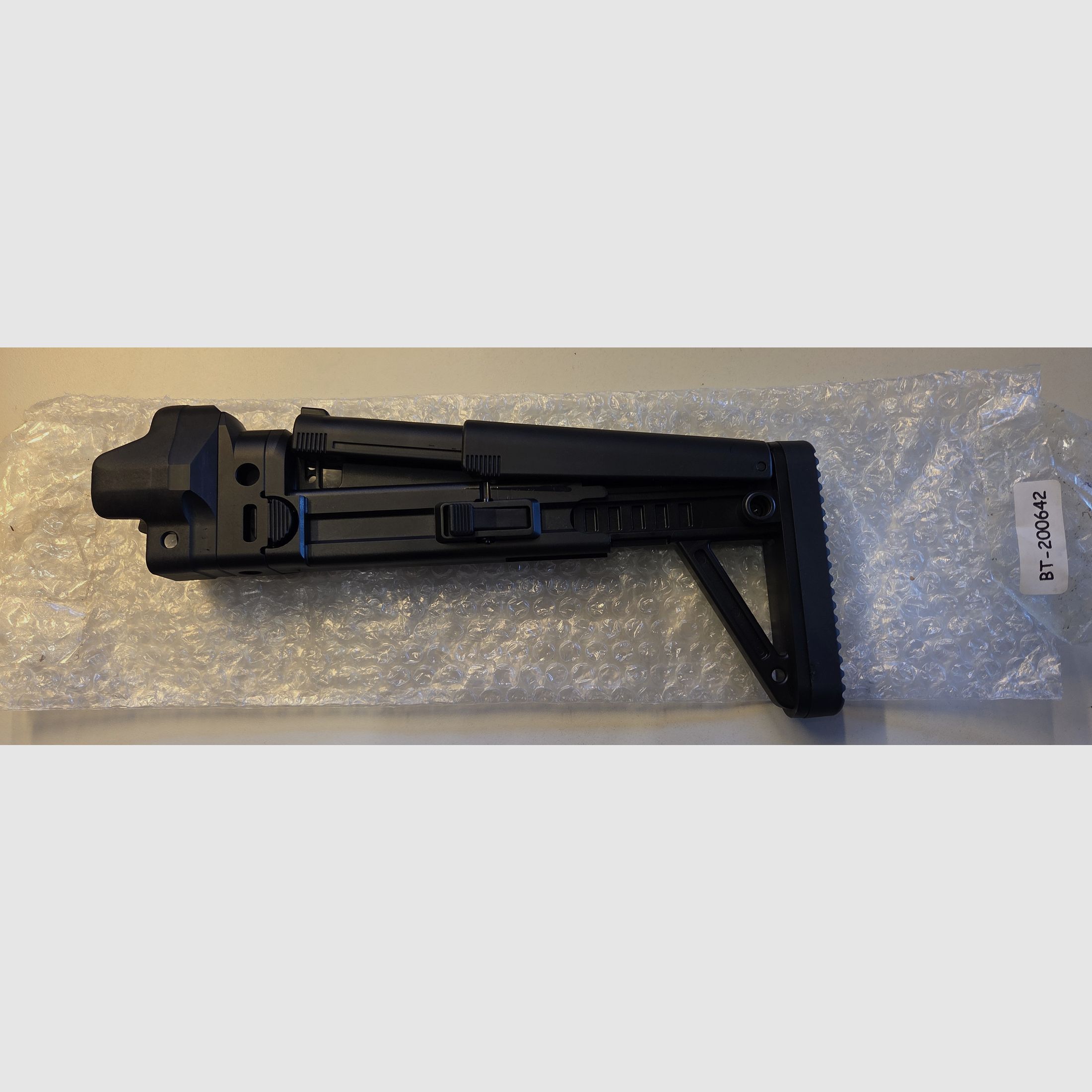 B&T MBT Schaft Längen-, Höhenverstellbar und klappbar für HK MP5, SP5, MKE T94 (Brügger&Thomet, Heckler&Koch, BT-200642, Klappschaft)