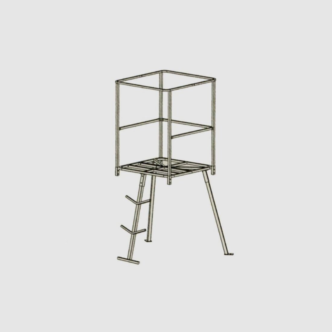 Drückjagd-Hochstand 2,5 m, Bild 1 von 5