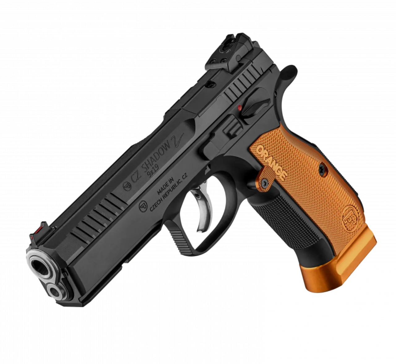 Pistole CZ Shadow 2 Orange OR 9mm Para 19-Schuss – Optics-Ready-Sportpistole, Bild 2 von 3
