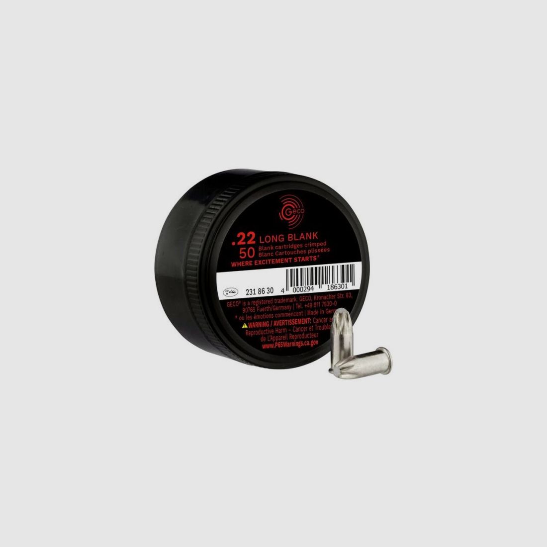 GECO .22 LFB KNALL - 50 Patronen